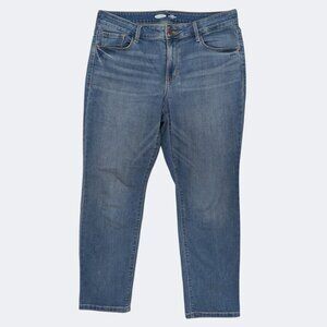 Old Navy Power Slim Straight Mid-Rise Jeans Size 12 Short